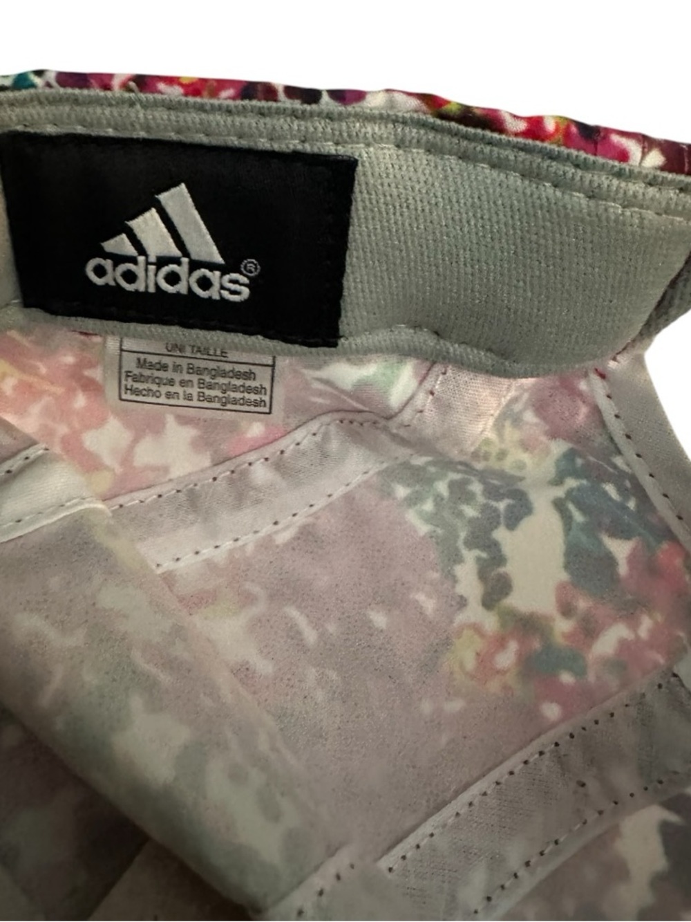 Adidas Climalite Floral Snapback Hat One Size Pink Multicolor - Picture 5 of 6